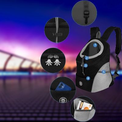 Sac de Transport pour Chien - PetDogCarrier™ - Noir